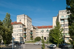 Viennaslide-00422622 Wien, Gemeindebau des 'Roten Wien' - Vienna, Council Tenement Block, 'Red Vienna', Paul Speiser-Hof, Freytaggasse 1–9, Karl Scheffel, Hans Glaser, Ernst Lichtblau, Leopold Bauer 1932;