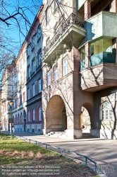 Viennaslide-00423003f Wien, Gemeindebau des 'Roten Wien' - Vienna, Council Tenement Block, 'Red Vienna', Manfred Ackermann-Hof, Brigittaplatz 11–13, Karl Badstieber 1930