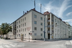 Viennaslide-00423370f Wien, Gemeindebau des 'Roten Wien' - Vienna, Council Tenement Block, 'Red Vienna', Donaufelder Straße 44, Walter Sobotka 1932