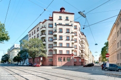 Viennaslide-00423570f Wien, Gemeindebau des 'Roten Wien' - Vienna, Council Tenement Block, 'Red Vienna', Marinelligasse 1, Leopold Schulz 1926