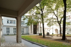 Viennaslide-00423725h Wien, Gemeindebau des 'Roten Wien' - Vienna, Council Tenement Block, 'Red Vienna', Lassalle-Hof, Lassallestraße 40, Hubert Gessner, Fritz Waage, Hans Paar 1926