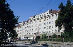 Viennaslide-00423801 Wien, Gemeindebau des 'Roten Wien' - Vienna, Council Tenement Block, 'Red Vienna', Professor Jodl-Hof, Döblinger Gürtel 21–23, Rudolf Perco, Karl Dorfmeister, Rudolf Frass 1926