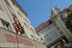 Viennaslide-00423815 Wien, Gemeindebau des 'Roten Wien' - Vienna, Council Tenement Block, 'Red Vienna', Professor Jodl-Hof, Döblinger Gürtel 21–23, Rudolf Perco, Karl Dorfmeister, Rudolf Frass 1926