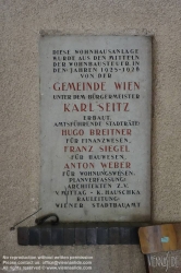 Viennaslide-00424054 Wien, Gemeindebau des 'Roten Wien' - Vienna, Council Tenement Block, 'Red Vienna', Thury-Hof, Marktgasse 3–7, Victor Mittag und Karl Hauschka 1926