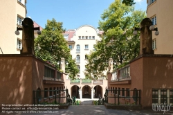 Viennaslide-00424502h1 Wien, Gemeindebau des 'Roten Wien' - Vienna, Council Tenement Block, 'Red Vienna', David-Hof, Effingergasse 31, Alfred Keller und Walter Broßmann 1927