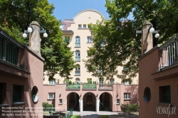 Viennaslide-00424518 Wien, Gemeindebau des 'Roten Wien' - Vienna, Council Tenement Block, 'Red Vienna', David-Hof, Effingergasse 31, Alfred Keller und Walter Broßmann 1927