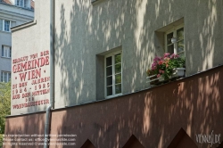 Viennaslide-00424672 Wien, Gemeindebau des 'Roten Wien' - Vienna, Council Tenement Block, 'Red Vienna', Reismann-Hof, Längenfeldgasse 68, Heinrich Schmid und Hermann Aichinger 1925