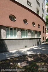 Viennaslide-00424674 Wien, Gemeindebau des 'Roten Wien' - Vienna, Council Tenement Block, 'Red Vienna', Reismann-Hof, Längenfeldgasse 68, Heinrich Schmid und Hermann Aichinger 1925