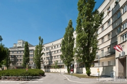 Viennaslide-00425027 Wien, Gemeindebau des 'Roten Wien' - Vienna, Council Tenement Block, 'Red Vienna', Gartenstadt Jedlesee, Hubert Gessner 1926-1932, ab 1950 Karl Seitz-Hof