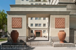 Viennaslide-00425031 Wien, Gemeindebau des 'Roten Wien' - Vienna, Council Tenement Block, 'Red Vienna', Gartenstadt Jedlesee, Hubert Gessner 1926-1932, ab 1950 Karl Seitz-Hof