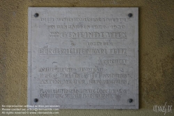 Viennaslide-00425466 Wien, Gemeindebau des 'Roten Wien' - Vienna, Council Tenement Block, 'Red Vienna', Albert Schultz-Hof, Erzherzog-Karl-Straße 65-79, George Karau 1928