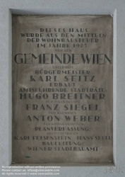 Viennaslide-00425490 Wien, Gemeindebau des 'Roten Wien' - Vienna, Council Tenement Block, 'Red Vienna', Meißnergasse 4-6, Karl Felsenstein, Hans Seitl 1926