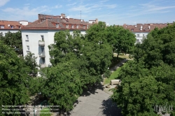 Viennaslide-00425513 Wien, Gemeindebau des 'Roten Wien' - Vienna, Council Tenement Block, 'Red Vienna', Hueber-Hof, Quellenstraße 24B, Heinrich Schopper, Alfred Chalusch 1931