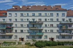 Viennaslide-00425529 Wien, Gemeindebau des 'Roten Wien' - Vienna, Council Tenement Block, 'Red Vienna', Hueber-Hof, Quellenstraße 24B, Heinrich Schopper, Alfred Chalusch 1931