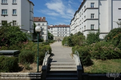 Viennaslide-00425530 Wien, Gemeindebau des 'Roten Wien' - Vienna, Council Tenement Block, 'Red Vienna', Hueber-Hof, Quellenstraße 24B, Heinrich Schopper, Alfred Chalusch 1931