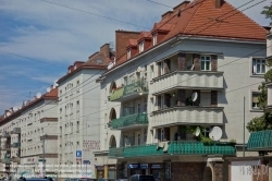 Viennaslide-00425550 Wien, Gemeindebau des 'Roten Wien' - Vienna, Council Tenement Block, 'Red Vienna', Quellenstraße 24A, Anton Jolly 1929