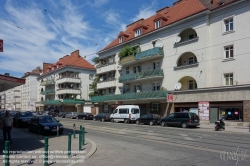 Viennaslide-00425551 Wien, Gemeindebau des 'Roten Wien' - Vienna, Council Tenement Block, 'Red Vienna', Quellenstraße 24A, Anton Jolly 1929