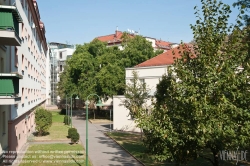 Viennaslide-00425605 Wien, Gemeindebau des 'Roten Wien' - Vienna, Council Tenement Block, 'Red Vienna', Schuhmeier-Hof, Pfenninggeldgasse 6–12, Karl Schmalhofer 1924, Gottlieb Michal 1927