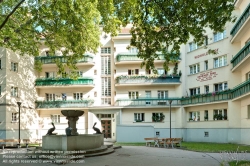 Viennaslide-00426001f Wien, Gemeindebau des 'Roten Wien' - Vienna, Council Tenement Block, 'Red Vienna', Widholz-Hof, Geiselbergstraße 60–64, Engelbert Mang 1926