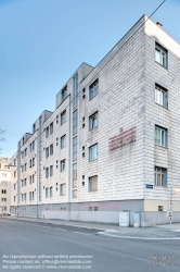 Viennaslide-00426537f Wien, Gemeindebau des 'Roten Wien' - Vienna, Council Tenement Block, 'Red Vienna', Loeschenkohlgasse 30–32, Oskar Strnad 1932