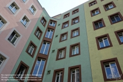 Viennaslide-00426663 Wien, Gemeindebau des 'Roten Wien' - Vienna, Council Tenement Block, 'Red Vienna', Leopoldine Glöckel-Hof, Steinbauergasse 1–7, Josef Frank, Oskar Wlach und Oskar
Strnad 1932