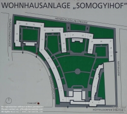 Viennaslide-00426700 Wien, Gemeindebau des 'Roten Wien' - Vienna, Council Tenement Block, 'Red Vienna', Somogyi-Hof, Hütteldorfer Straße 150–158, Hermann Aichinger und Heinrich Schmid 1929