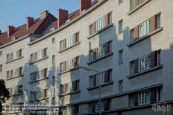 Viennaslide-00426721 Wien, Gemeindebau des 'Roten Wien' - Vienna, Council Tenement Block, 'Red Vienna', Somogyi-Hof, Hütteldorfer Straße 150–158, Hermann Aichinger und Heinrich Schmid 1929