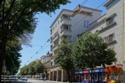 Viennaslide-00426743 Wien, Gemeindebau des 'Roten Wien' - Vienna, Council Tenement Block, 'Red Vienna', Somogyi-Hof, Hütteldorfer Straße 150–158, Hermann Aichinger und Heinrich Schmid 1929