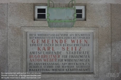 Viennaslide-00426747 Wien, Gemeindebau des 'Roten Wien' - Vienna, Council Tenement Block, 'Red Vienna', Somogyi-Hof, Hütteldorfer Straße 150–158, Hermann Aichinger und Heinrich Schmid 1929