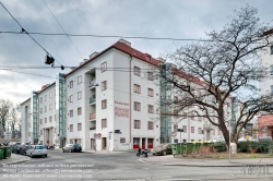 Viennaslide-00426869f Wien, Gemeindebau des 'Roten Wien' - Vienna, Council Tenement Block, 'Red Vienna', Klose-Hof, Philippovichgasse 1, Josef Hoffmann 1925