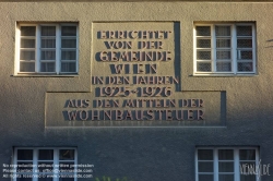 Viennaslide-00427681 Wien, Gemeindebau des 'Roten Wien' - Vienna, Council Tenement Block, 'Red Vienna', Dr. Kronawetter-Hof, Pfeilgasse 47–49, Otto Moritz Kuntschik 1926