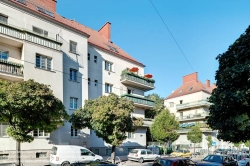 Viennaslide-00427706f Wien, Gemeindebau des 'Roten Wien' - Vienna, Council Tenement Block, 'Red Vienna', Währinger Straße 188–190, Michael Rosenauer 1928