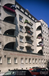 Viennaslide-00427803 Wien, Gemeindebau des 'Roten Wien' - Vienna, Council Tenement Block, 'Red Vienna', Franz Silberer-Hof, Kardinal-Nagl-Platz 14, Georg Rupprecht 1928