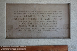 Viennaslide-00427817 Wien, Gemeindebau des 'Roten Wien' - Vienna, Council Tenement Block, 'Red Vienna', Franz Silberer-Hof, Kardinal-Nagl-Platz 14, Georg Rupprecht 1928