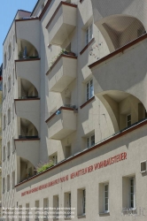 Viennaslide-00427818 Wien, Gemeindebau des 'Roten Wien' - Vienna, Council Tenement Block, 'Red Vienna', Franz Silberer-Hof, Kardinal-Nagl-Platz 14, Georg Rupprecht 1928