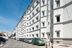 Viennaslide-00427851 Wien, Gemeindebau des 'Roten Wien' - Vienna, Council Tenement Block, 'Red Vienna', Hanuschhof, Lechnerstraße 1–5, Dietrichgasse 59–63, Robert Oerley 1925