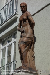 Viennaslide-00428133 Wien, Wohnhaus Am Modenapark 7, Rudolf Frass 1931, Plastiken von Wilhelm Frass