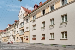 Viennaslide-00428233f Wien, Gemeindebau des 'Roten Wien' - Vienna, Council Tenement Block, 'Red Vienna', Justgasse 9–27, Konstantin Peller, Adolf Stöckl, Karl Julius Stoik 1924