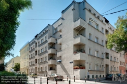 Viennaslide-00428401f Wien, Gemeindebau des 'Roten Wien' - Vienna, Council Tenement Block, 'Red Vienna', Wohnhaus 'Wohnmaschine', Rauchfangkehrergasse 26, Anton Brenner 1925