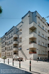 Viennaslide-00428402f Wien, Gemeindebau des 'Roten Wien' - Vienna, Council Tenement Block, 'Red Vienna', Wohnhaus 'Wohnmaschine', Rauchfangkehrergasse 26, Anton Brenner 1925