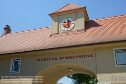 Viennaslide-00481349 Wien, Gemeindebau, Siedlung Hermeswiese