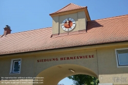 Viennaslide-00481349 Wien, Gemeindebau, Siedlung Hermeswiese