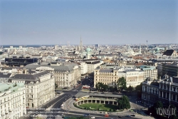 Viennaslide-01000119 Wien, Stadtpanorama, Blick über die Innenstadt mit Stephansdom - Vienna, Panorama, Historic Center, St. Stephens Cathedral