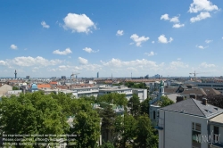 Viennaslide-01000266 Wien, Blick über den Alsergrund - Vienna, Panorama, 8th District