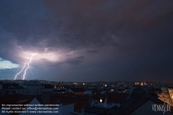 Viennaslide-01000295 Wien, Gewitter - Vienna, Thunderstorm