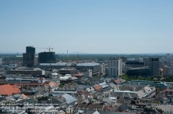 Viennaslide-01000324 Wienpanorama, Blick vom Stephansdom auf Wien Mitte, Justizzentrum und The Mall