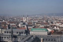 Viennaslide-01000345 Wien, Blick über den 8. Bezirk zur Piaristengasse