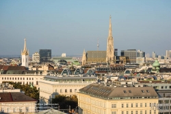 Viennaslide-01000363 Wien, Stadtpanorama von der TU am Getreidemarkt