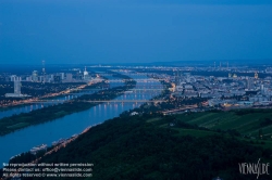 Viennaslide-01001203 Wien, Panorama vom Leopoldsberg - Vienna, Panorama from Leopoldsberg