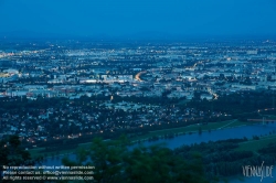 Viennaslide-01001207 Wien, Panorama vom Leopoldsberg - Vienna, Panorama from Leopoldsberg